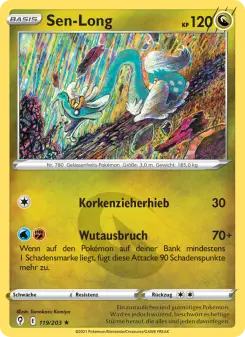 Pokémon-Karte Sen-Long 119/203