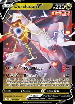Pokémon-Karte Duraludon V 122/203