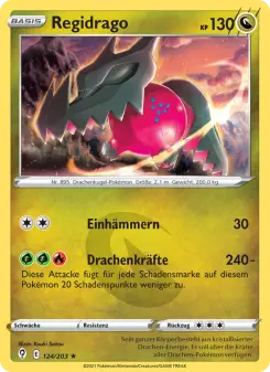 Pokémon-Karte Regidrago 124/203