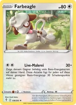 Pokémon-Karte Farbeagle 128/203