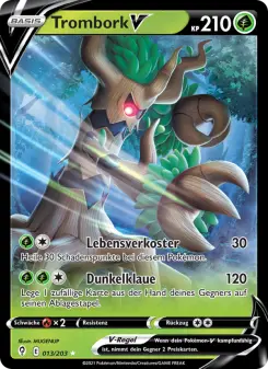 Pokémon-Karte Trombork V 013/203