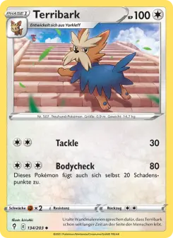Pokémon-Karte Terribark 134/203