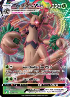 Pokémon-Karte Trombork VMAX 014/203