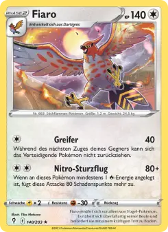 Pokémon-Karte Fiaro 140/203