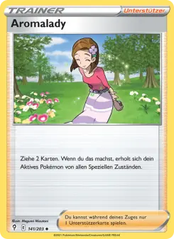 Pokémon-Karte Aromalady 141/203