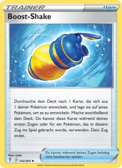 Pokémon-Karte Boost-Shake 142/203