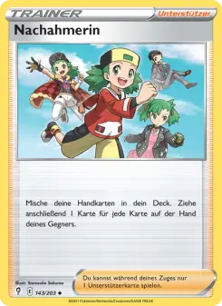 Pokémon-Karte Nachahmerin 143/203