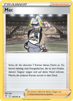 Pokémon-Karte Mac 149/203