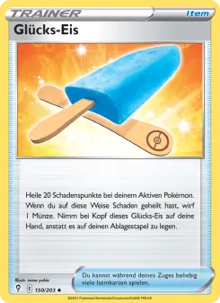 Pokémon-Karte Glücks-Eis 150/203