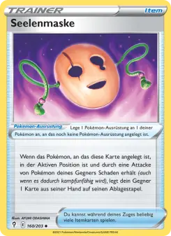 Pokémon-Karte Seelenmaske 160/203