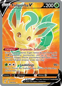 Pokémon-Karte Folipurba V 166/203