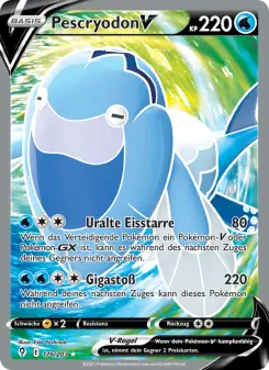 Pokémon-Karte Pescryodon V 176/203