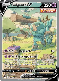 Pokémon-Karte Golgantes V 182/203