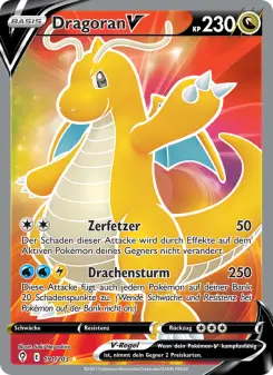 Pokémon-Karte Dragoran V 191/203