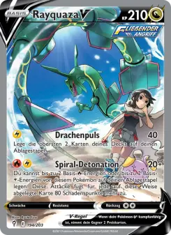 Pokémon-Karte Rayquaza V 194/203