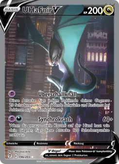 Pokémon-Karte UHaFnir V 196/203
