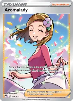 Pokémon-Karte Aromalady 199/203