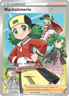 Pokémon-Karte Nachahmerin 200/203