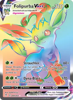 Pokémon-Karte Folipurba VMAX 204/203