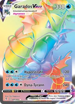 Pokémon-Karte Garados VMAX 207/203
