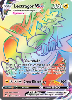 Pokémon-Karte Lectragon VMAX 210/203