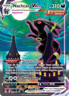 Pokémon-Karte Nachtara VMAX 215/203