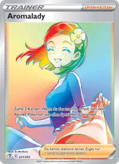 Pokémon-Karte Aromalady 221/203