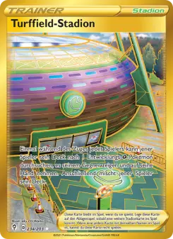Pokémon-Karte Turffield-Stadion 234/203