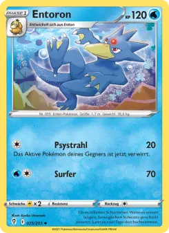 Pokémon-Karte Entoron 025/203