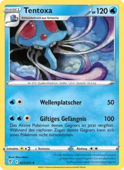 Pokémon-Karte Tentoxa 027/203