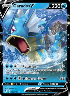 Pokémon-Karte Garados V 028/203
