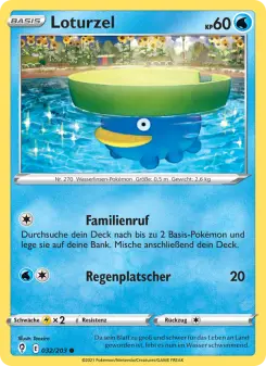 Pokémon-Karte Loturzel 032/203