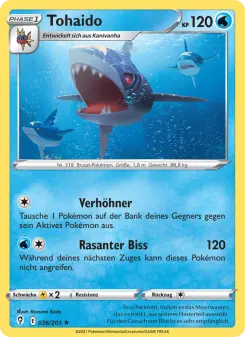Pokémon-Karte Tohaido 036/203