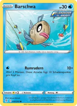 Pokémon-Karte Barschwa 037/203