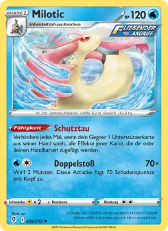 Pokémon-Karte Milotic 038/203