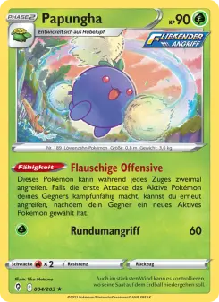 Pokémon-Karte Papungha 004/203