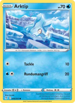 Pokémon-Karte Arktip 044/203