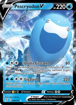 Pokémon-Karte Pescryodon V 048/203
