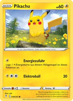 Pokémon-Karte Pikachu 049/203