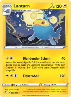 Pokémon-Karte Lanturn 053/203