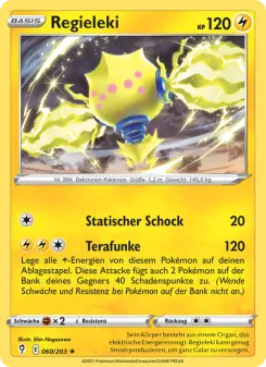 Pokémon-Karte Regieleki 060/203