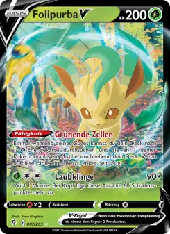 Pokémon-Karte Folipurba V 007/203