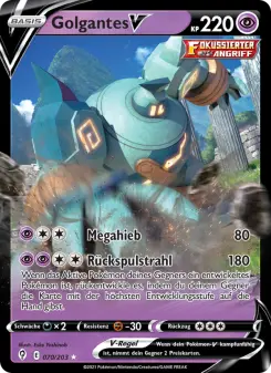 Pokémon-Karte Golgantes V 070/203
