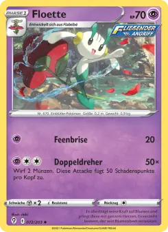 Pokémon-Karte Floette 072/203