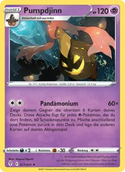 Pokémon-Karte Pumpdjinn 077/203