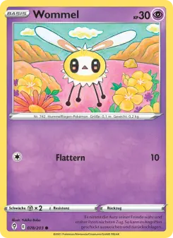 Pokémon-Karte Wommel 078/203