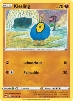 Pokémon-Karte Kiesling 086/203