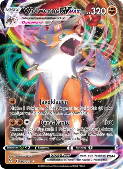 Pokémon-Karte Wolwerock VMAX 092/203