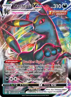 Pokémon-Karte Nachtara VMAX 095/203