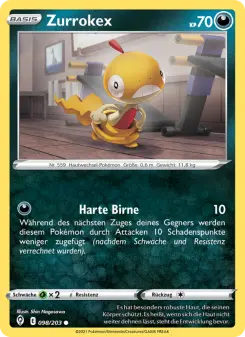 Pokémon-Karte Zurrokex 098/203